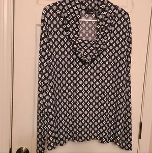 East 5th cowl neck top XL